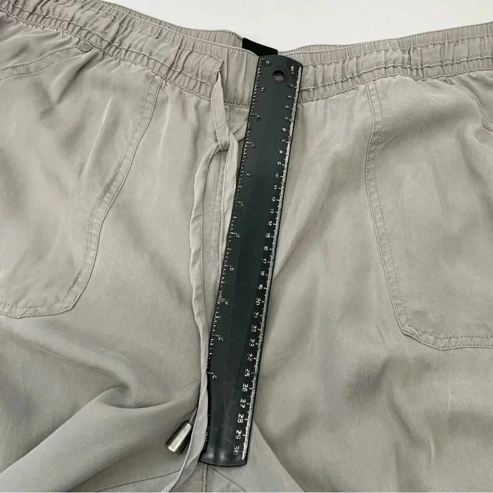 Love Ledgend  Chambray Jogger Pants Woman‎ 22 Elastic Drawstring Waist 3769 - Picture 9 of 10